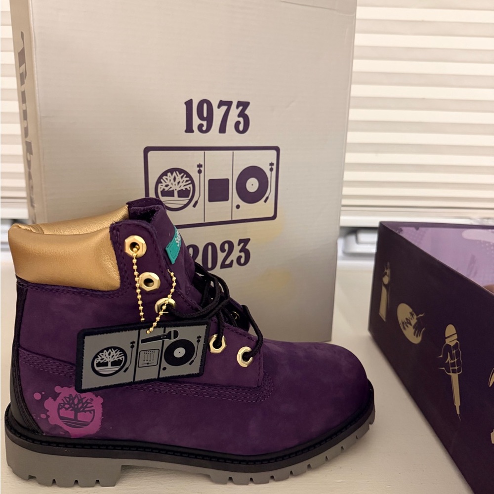 Purple Kids Boots Timberland Boots